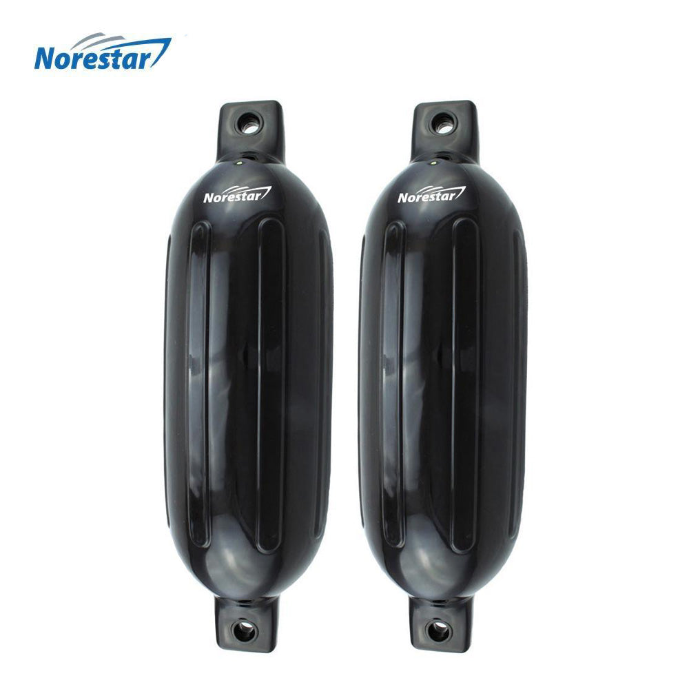 Norestar Ribbed Boat Fender - Black